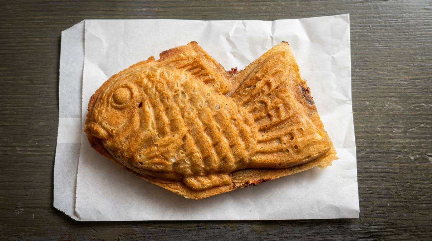 Japanese Food, Japan, Food, Japanese sweets, Japanese-style confections, Taiyaki, Naniwaya Sohonten, Tokyo Metropolis, Tokyo, Japan
