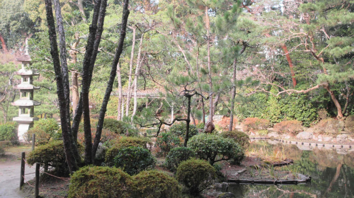 Heian Shrine Shinen, Japanese garden, Garden, Heian shrine, Shrine, Shinto, Kyoto, Kyoto prefecture, Japan