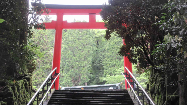 Hakone Shrine, Shrine, Shinto, Hakone, Kanagawa prefecture, Kanagawa, Japan
