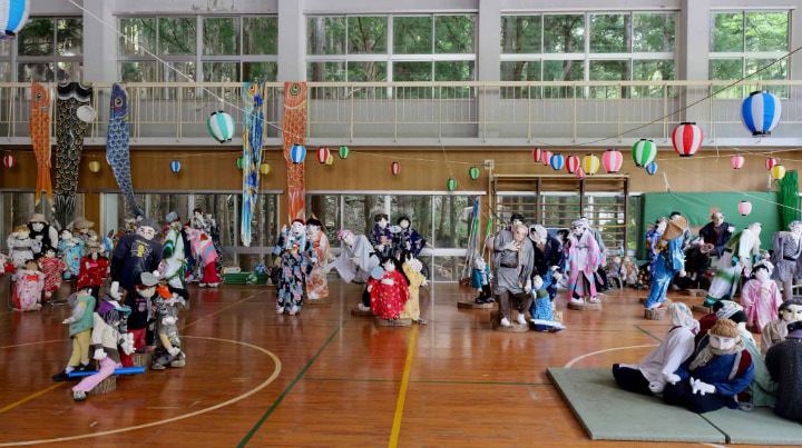 Scarecrow Village, Scarecrow, Village, Settlement, Tsukimi Ayano, Iya, Miyoshi City, Miyoshi, Tokushima Prefecture, Tokushima, Sightseeing, Depopulation, Japan
